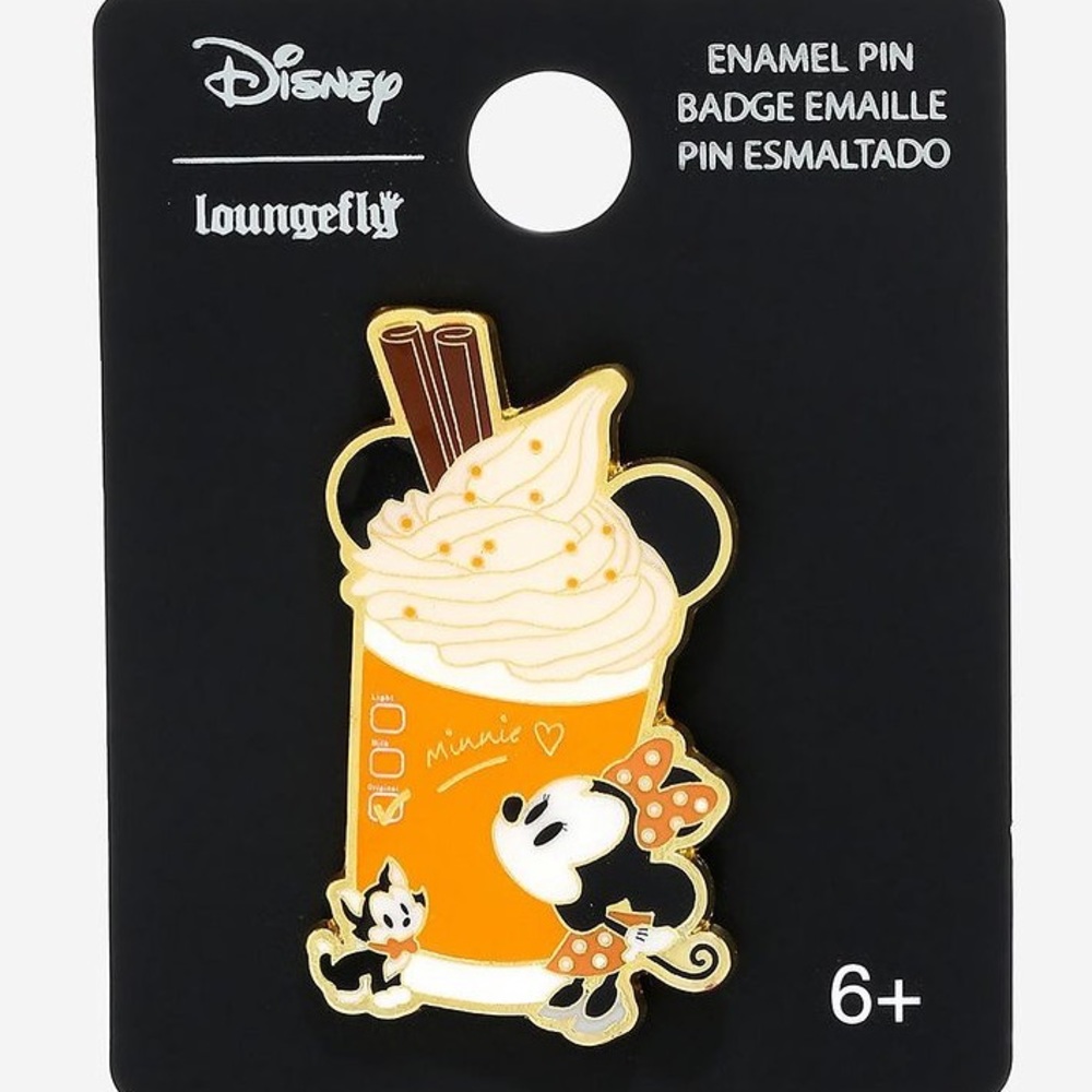Pumpkin spice latte Minnie Mouse pin **loungefly**